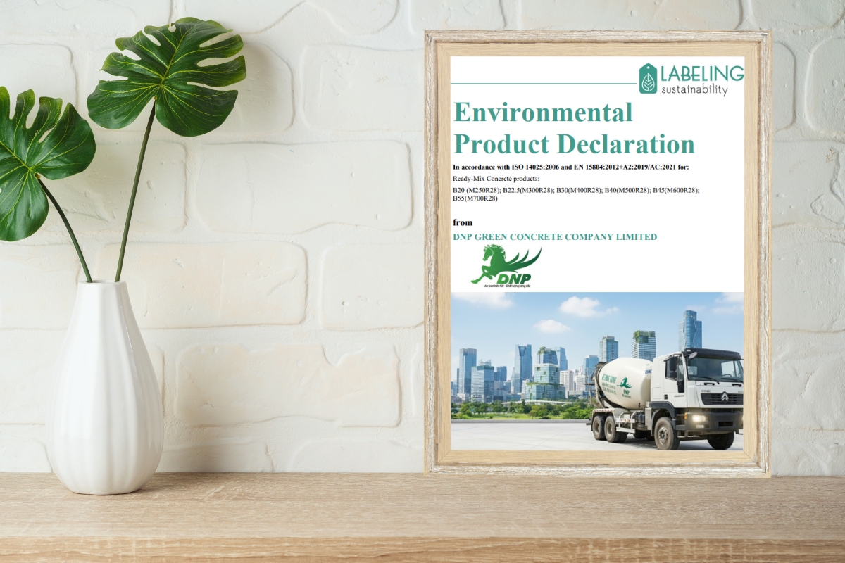 NatureCert hoàn thành báo cáo EPD cho Công ty TNHH DNP Green Concrete
